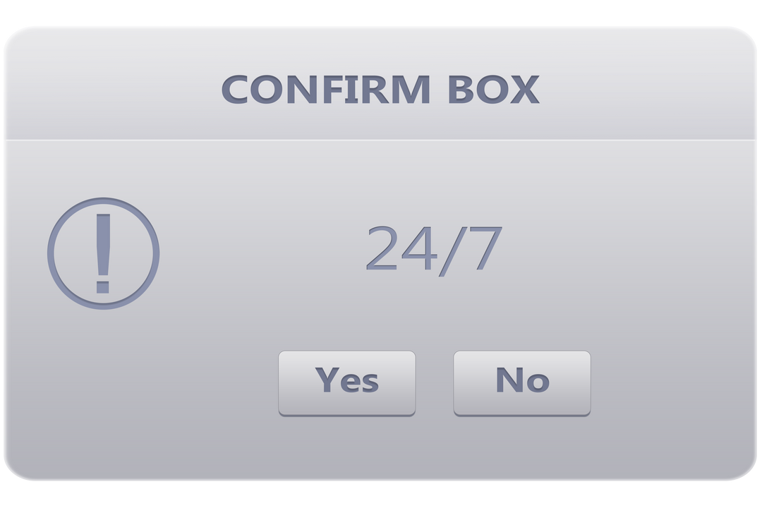 Confirm Box Illustration with Yes or No Options on Transparent Background - Download Free Stock Images Pikwizard.com