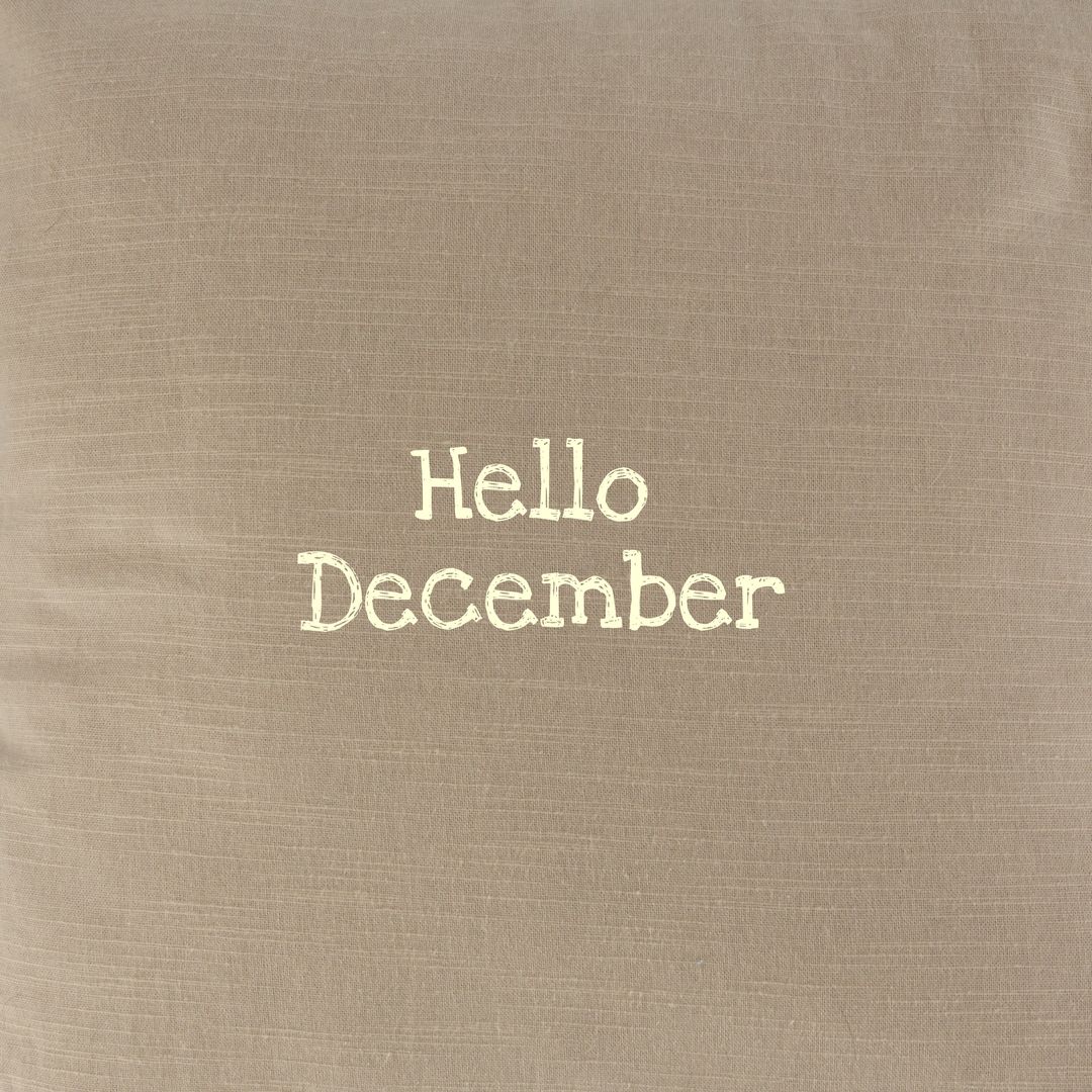 Composition of hello december text over gray background - Download Free Stock Templates Pikwizard.com