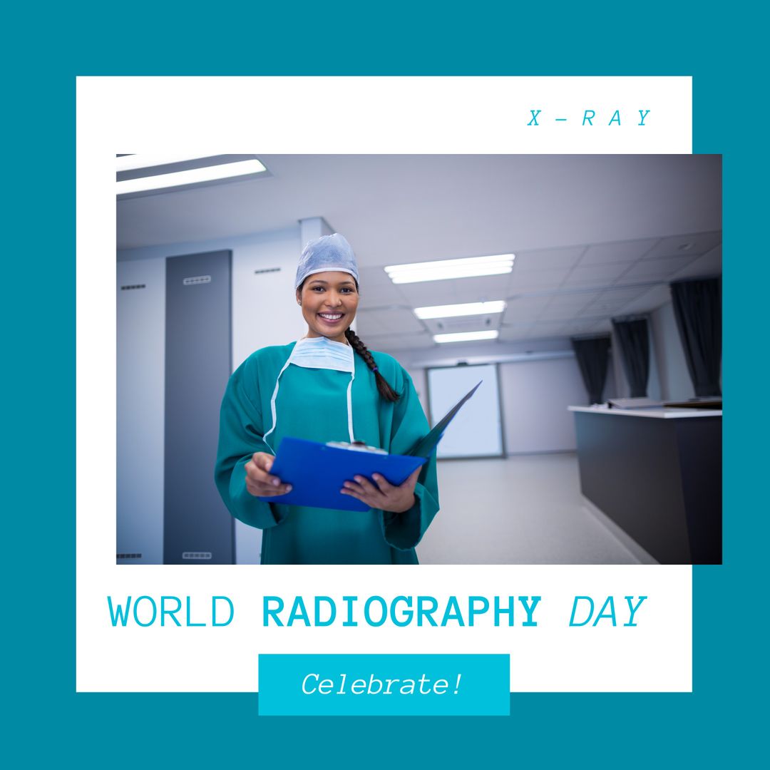 Celebrating World Radiography Day with Biracial Female Surgeon