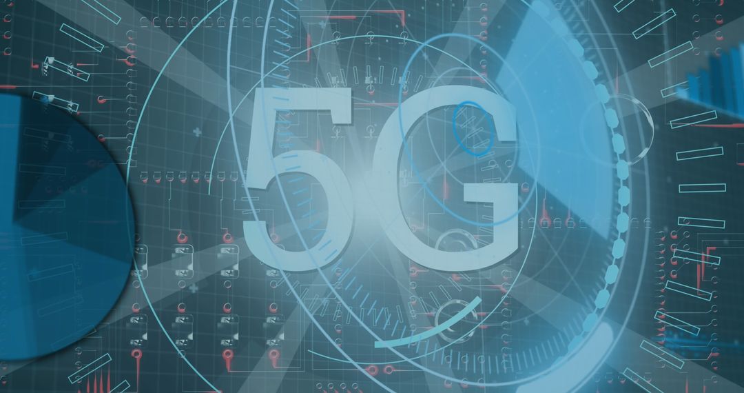 5G Connectivity Concept with Futuristic Technology Interface