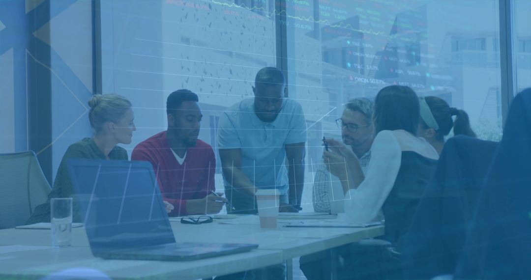 Collaboration Among Diverse Team with Digital Financial Data Overlay