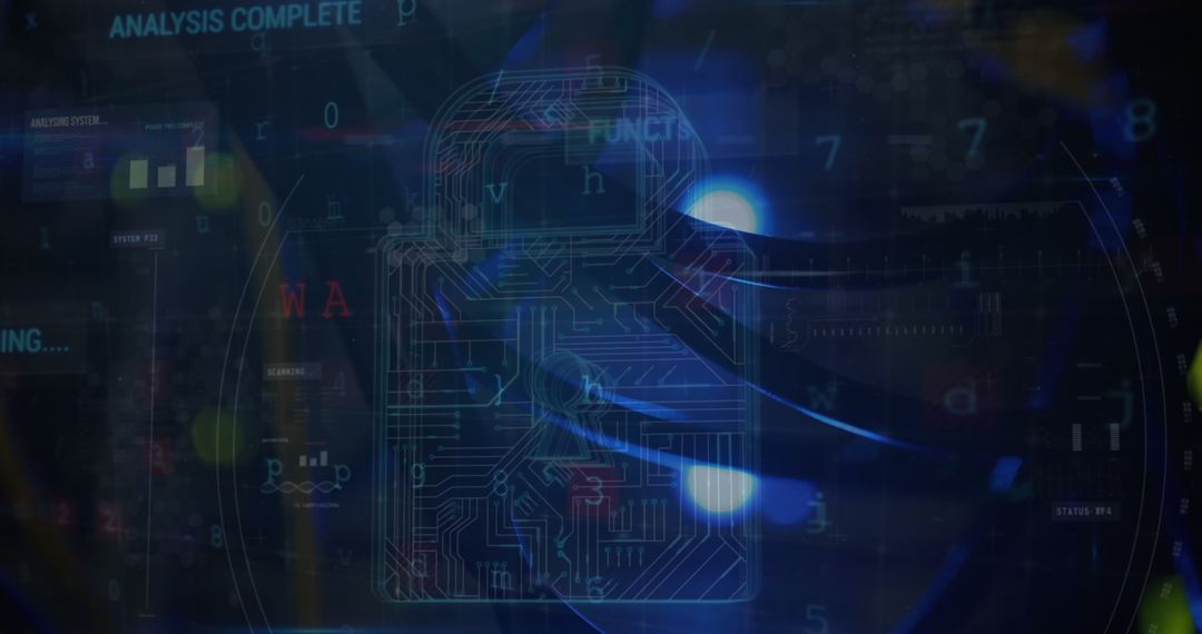 Secure Digital Data Processing Overlay in Server Room