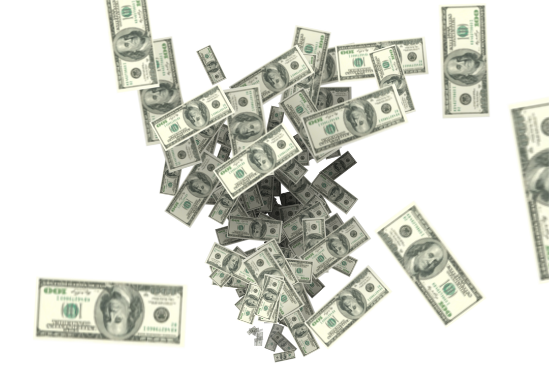 Falling Dollar Bills on Transparent Background - Download Free Stock Images Pikwizard.com