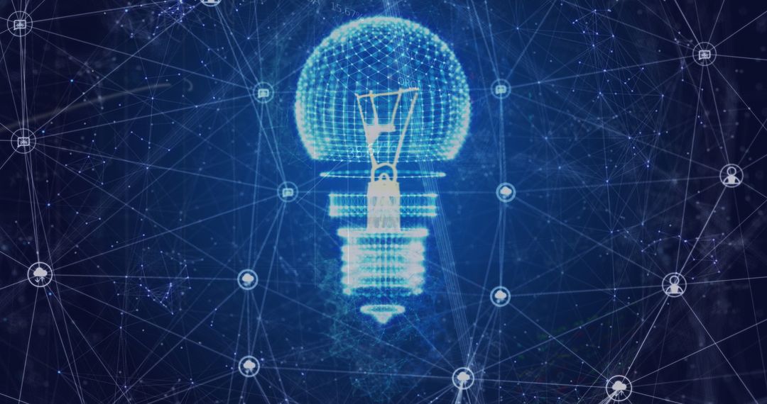 Digital Light Bulb with Network Connections