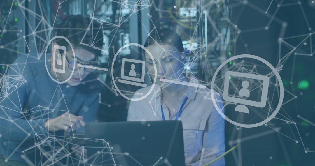 Diverse IT Engineers Collaborating on Cloud Computing Technology