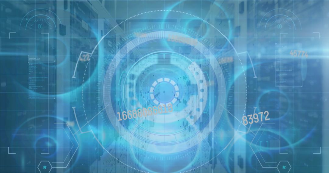 Futuristic Holographic Interface in Secure Data Center