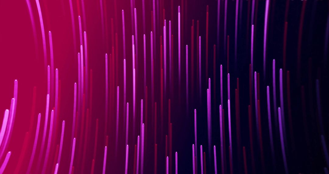 Glow Light Trails on Dark Abstract Background