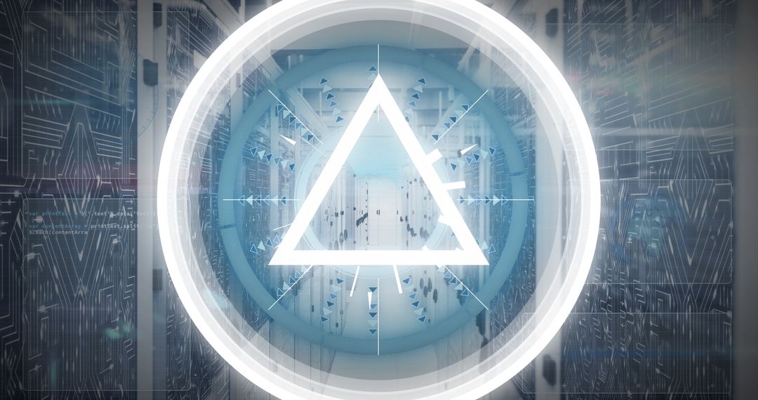 Futuristic Digital Data Analysis in Secure Server Room