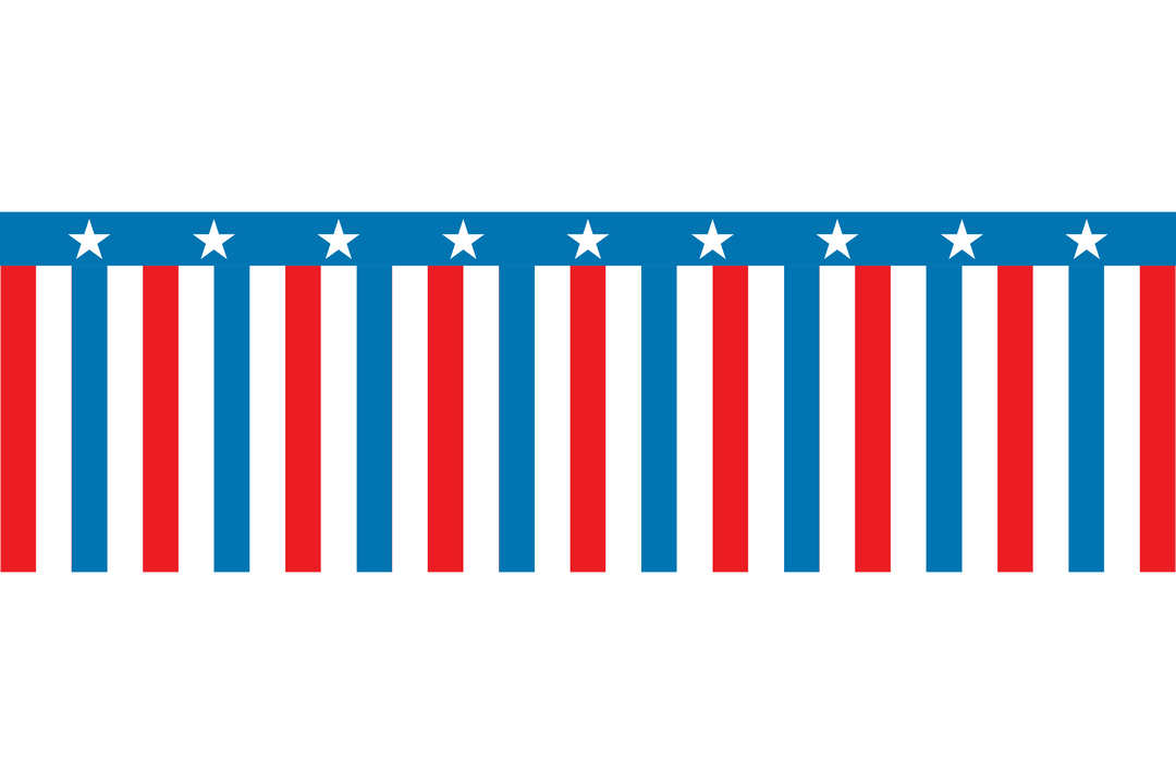 Patriotic Stars and Stripes Vector on Transparent Background - Download Free Stock Images Pikwizard.com