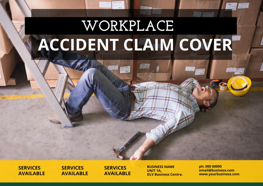 Worker Lying on Warehouse Floor Emphasizes Need for Insurance