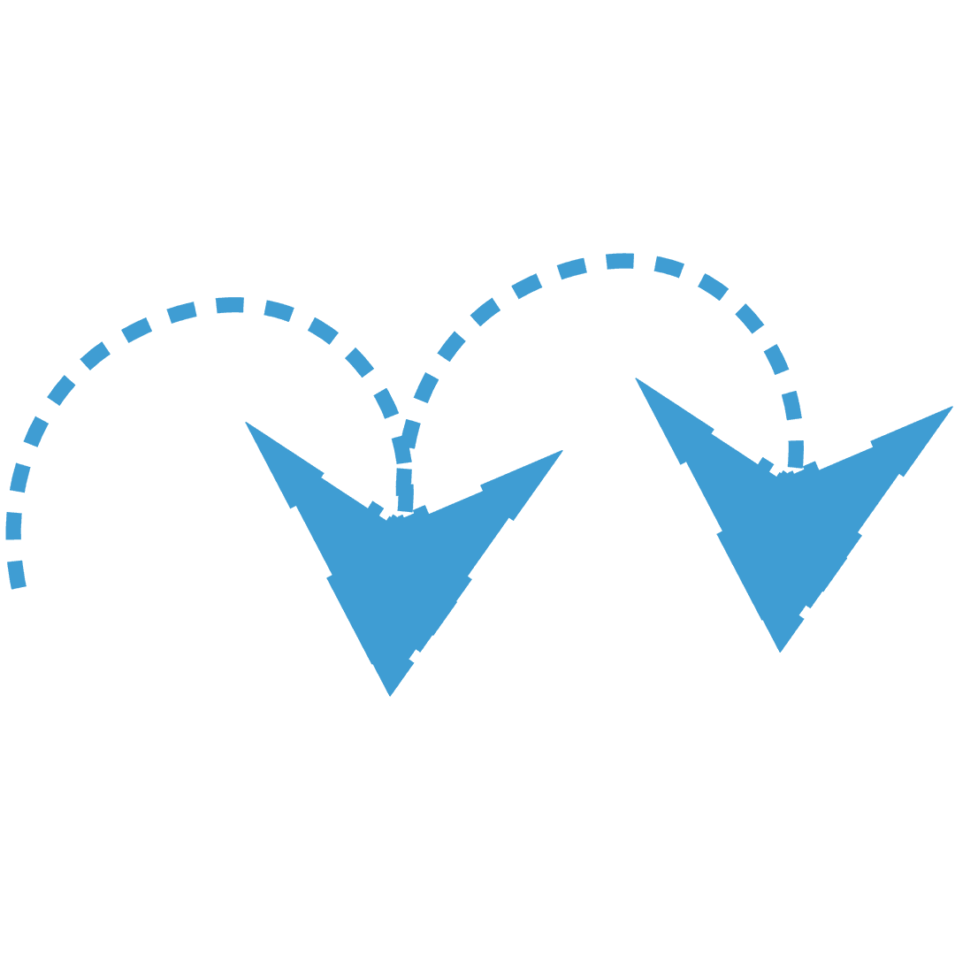 Blue Arrow Bouncing Pattern on Transparent Background - Download Free Stock Images Pikwizard.com