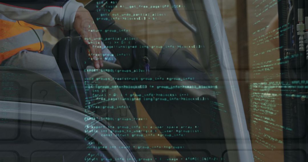 Digital Data Interfaces with Forklift Operation in Modern Warehouse