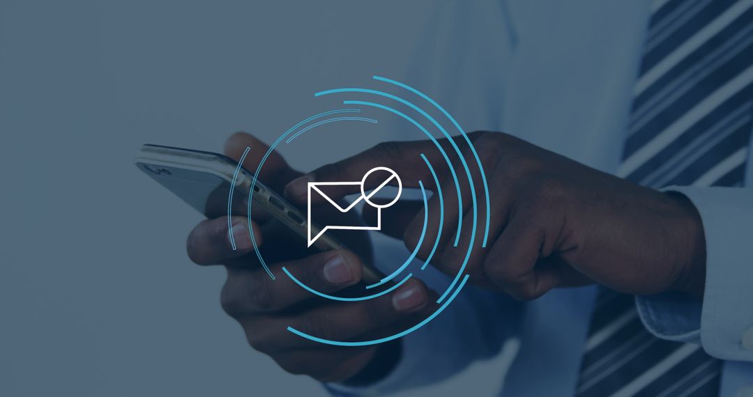 Business Communication Digital Interface Concept