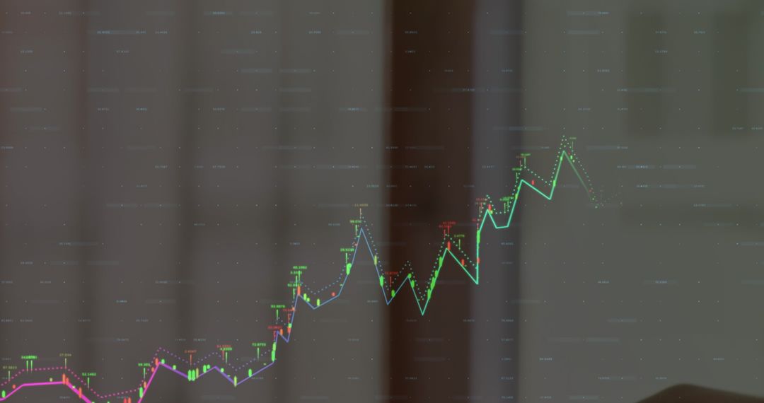 Businessman Analyzing Data Visualization on Smartphone Screen
