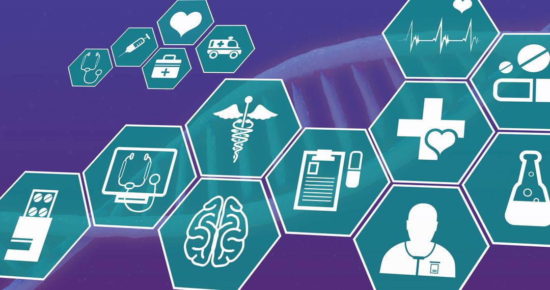 Connecting Medical Icons on Digital Healthcare Interface