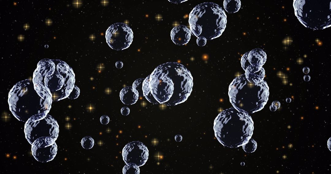 Transparent Bubbles and Stars in Cosmic Background