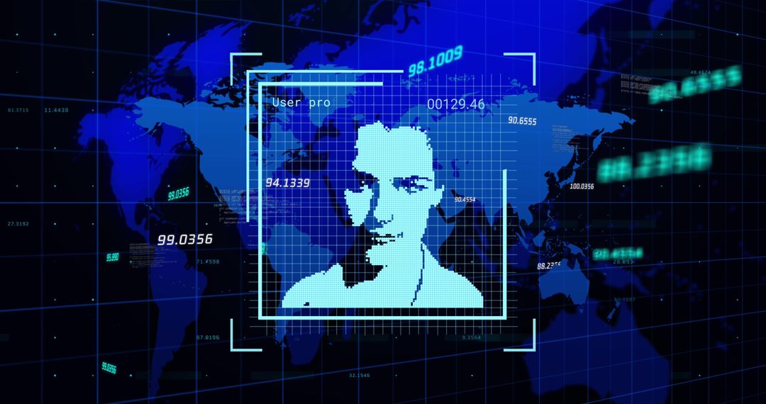digital interface with financial data and user visualization - Free Images, Stock Photos and Pictures on Pikwizard.com