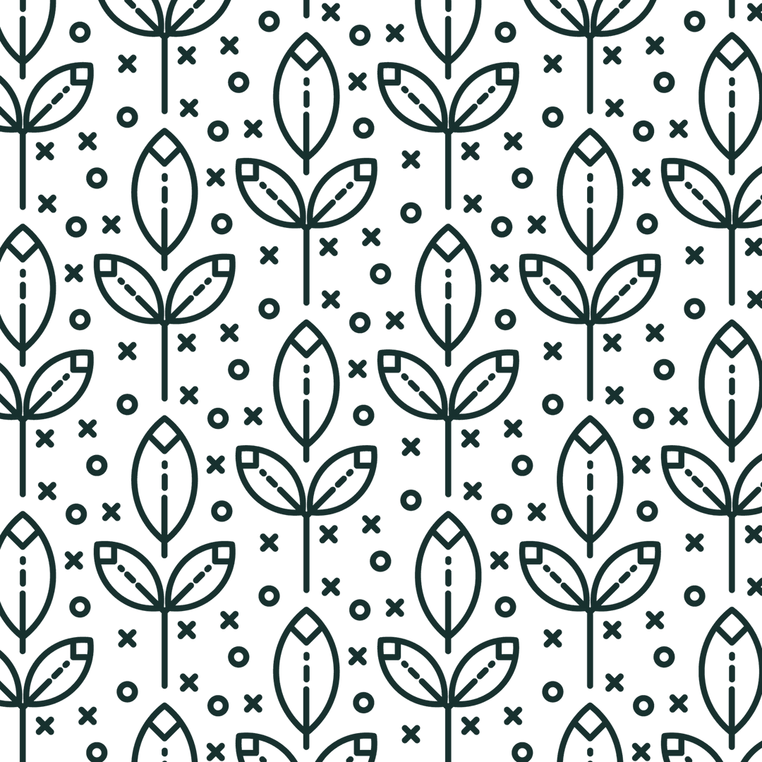 Minimal Flower Pattern with Cross and Dot on Transparent Background - Download Free Stock Images Pikwizard.com