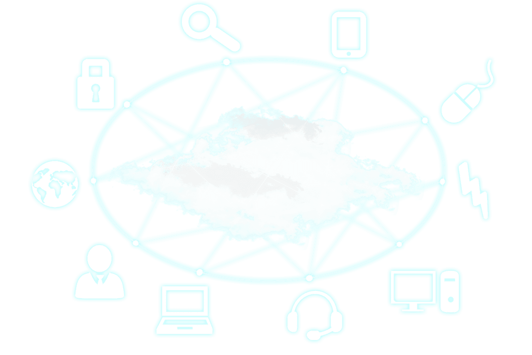 Digital Cloud with Communication Icons on Transparent Background - Download Free Stock Images Pikwizard.com