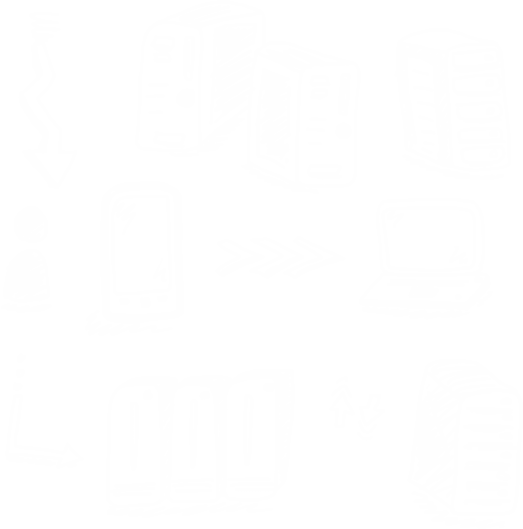 Hand-Drawn Technology Network Devices Transparent PNG