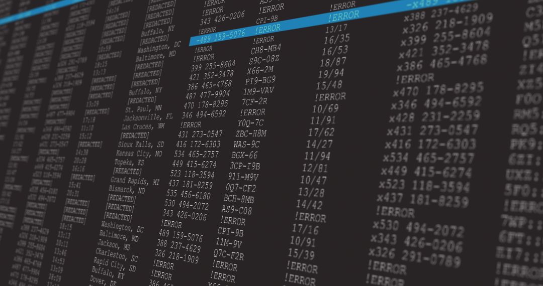 Digital Data Processing on High-Tech Computer Screen Animation - Free Images, Stock Photos and Pictures on Pikwizard.com