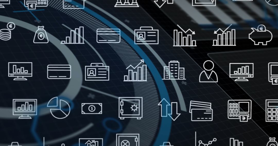 Futuristic Business and Finance Data Interface