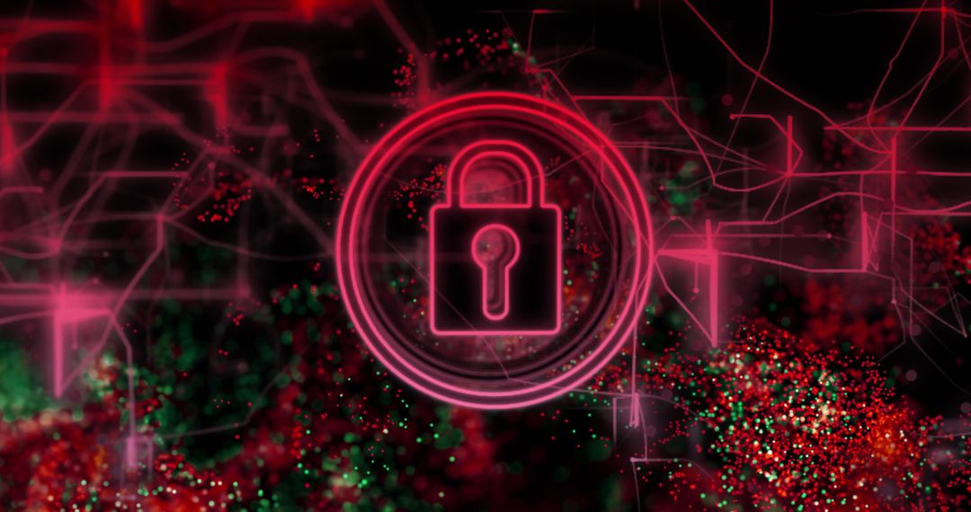 Digital Cybersecurity Lock with Abstract Data Particles