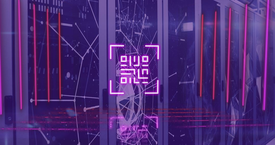 Qr code and server technology interface