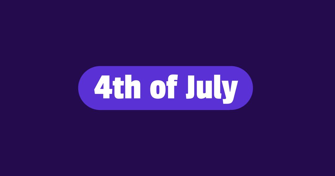 Fourth of July Celebration Graphic with American Flags