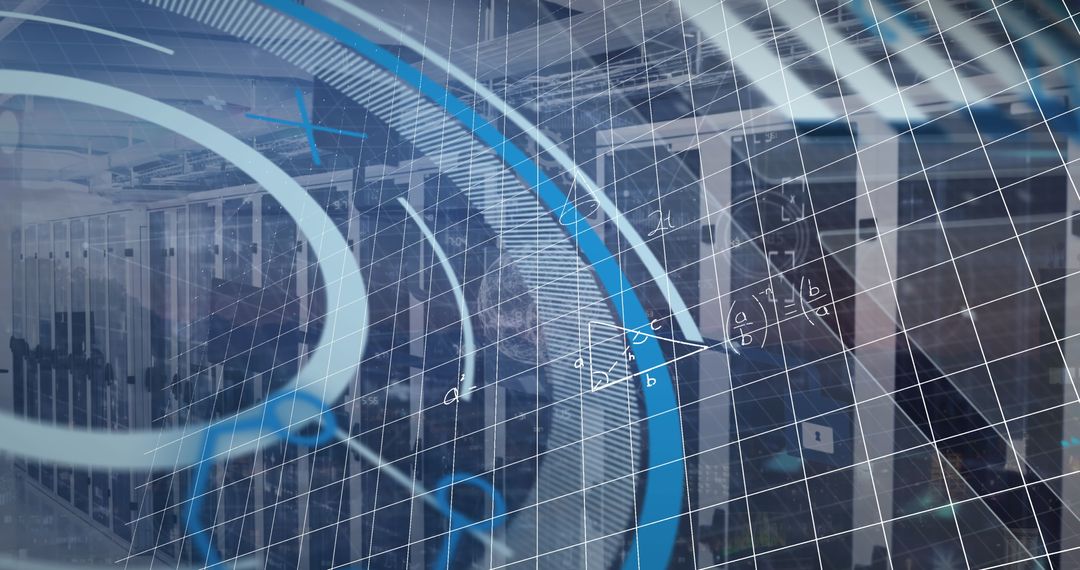 Digital Grid and Networking Innovation Visual