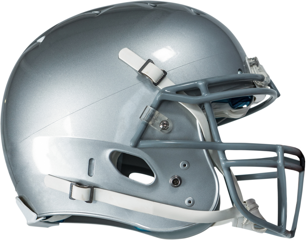 Silver American Football Helmet Transparent Background Sports Equipment - Download Free Stock Images Pikwizard.com