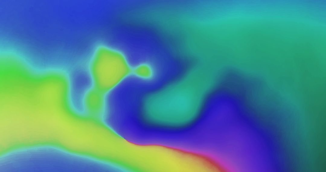 Abstract Flowing Liquid Texture in Vivid Colors