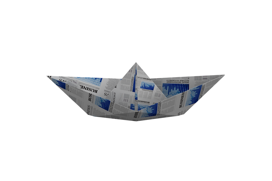 Transparent DIY Paper Boat Made from Newspaper - Download Free Stock Images Pikwizard.com