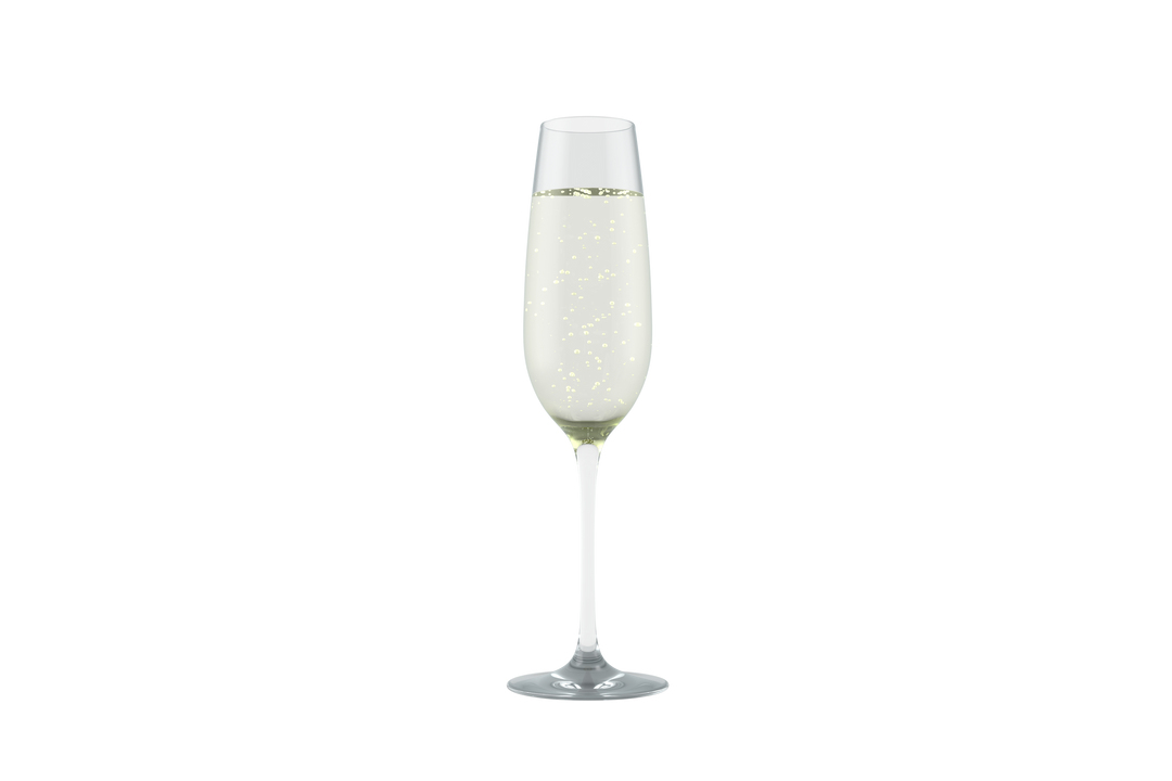 Transparent Champagne Glass with Sparkling Bubbles Vector Illustration - Download Free Stock Images Pikwizard.com