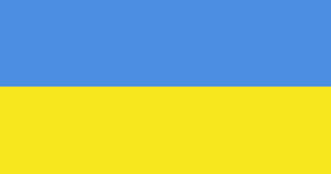 Creative Representation of Ukraine Flag Highlighting International Support