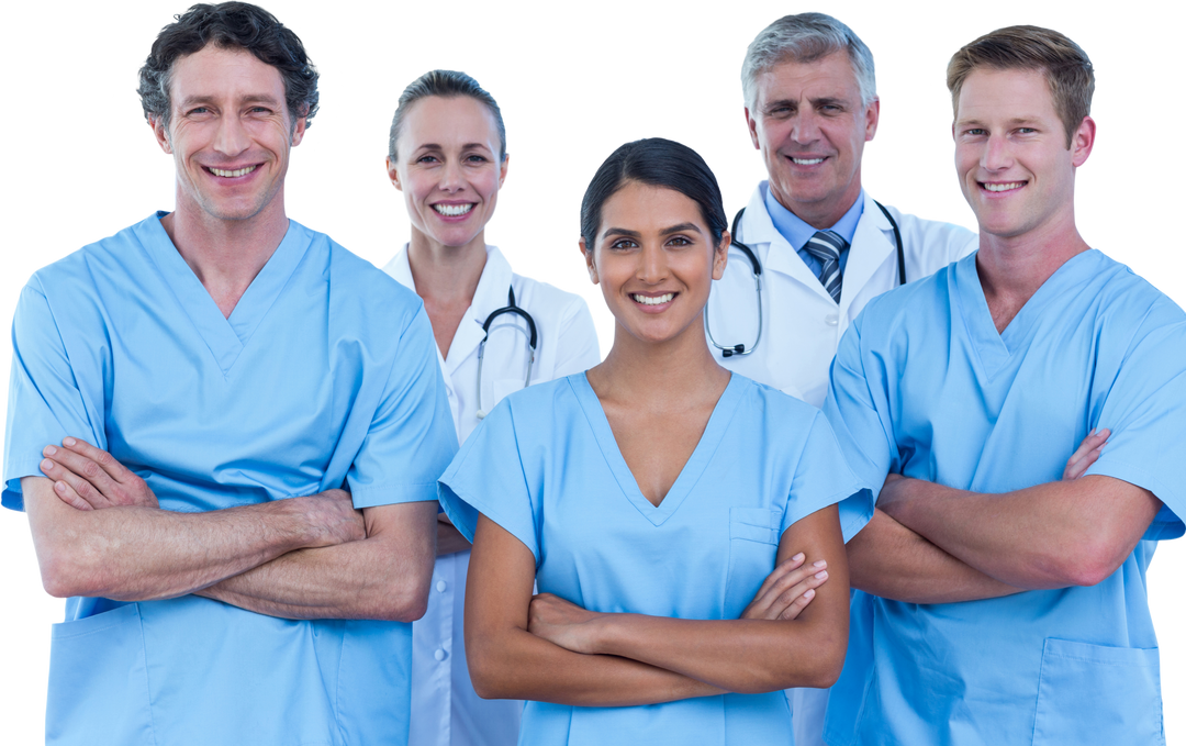 Transparent Portrait of Confident Medical Professionals in Uniforms - Download Free Stock Images Pikwizard.com