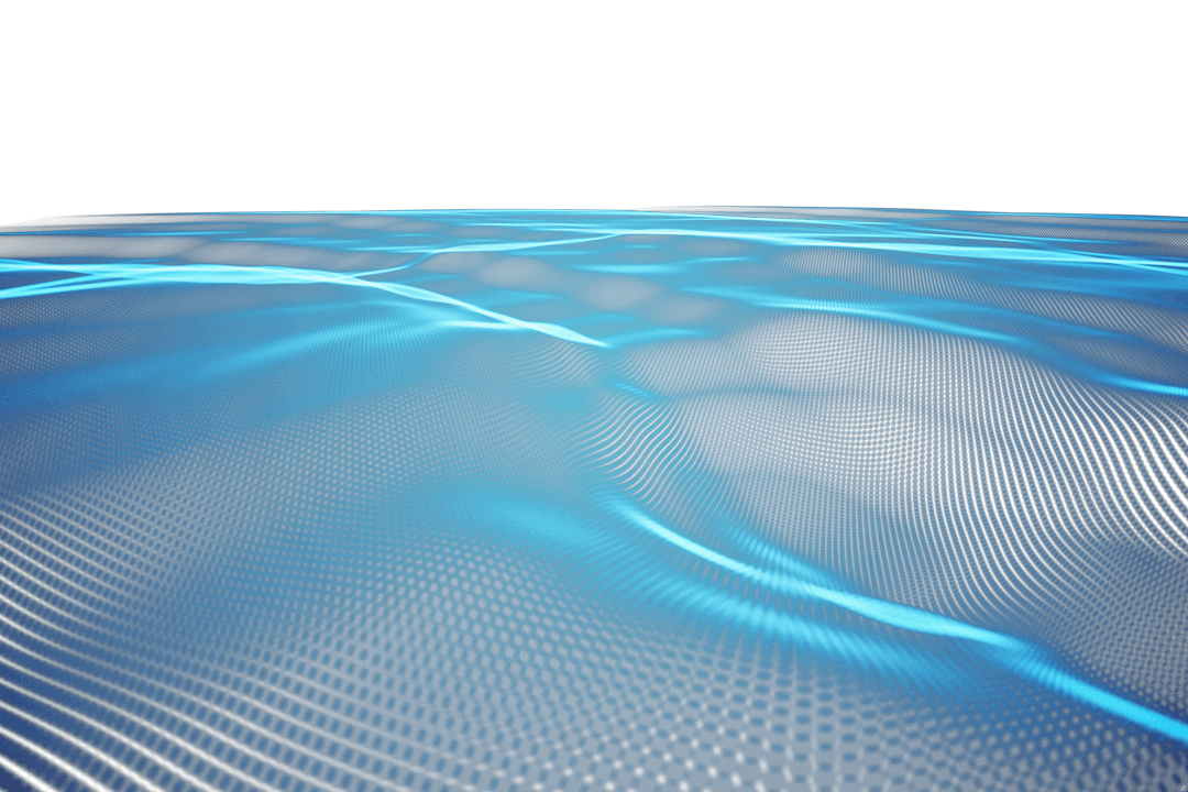 Blue Spots Illustration on Transparent Background for Designs