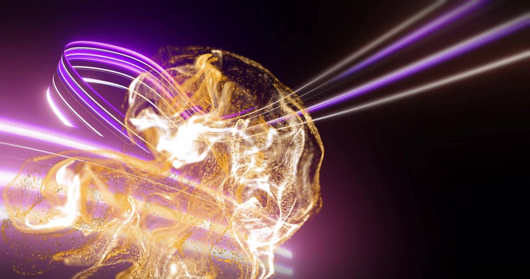 Abstract Colorful Digital Conceptual Art Design