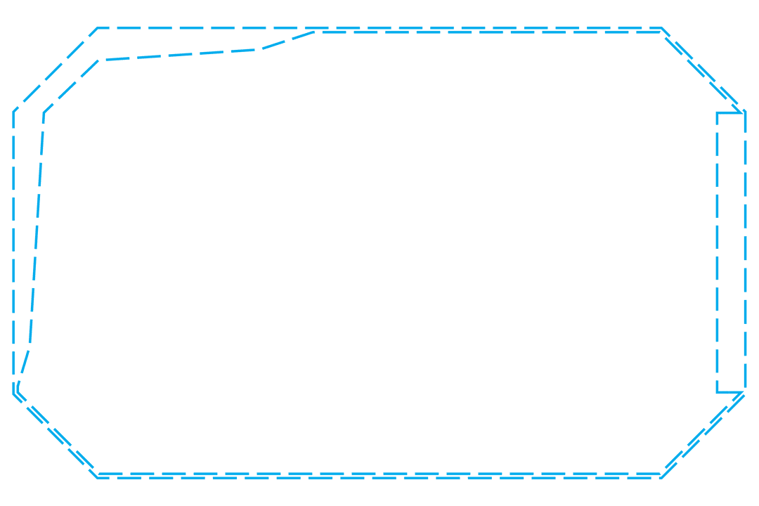 Vector Illustration Transparent Lines Forming Rectangle and Geometrical Shapes