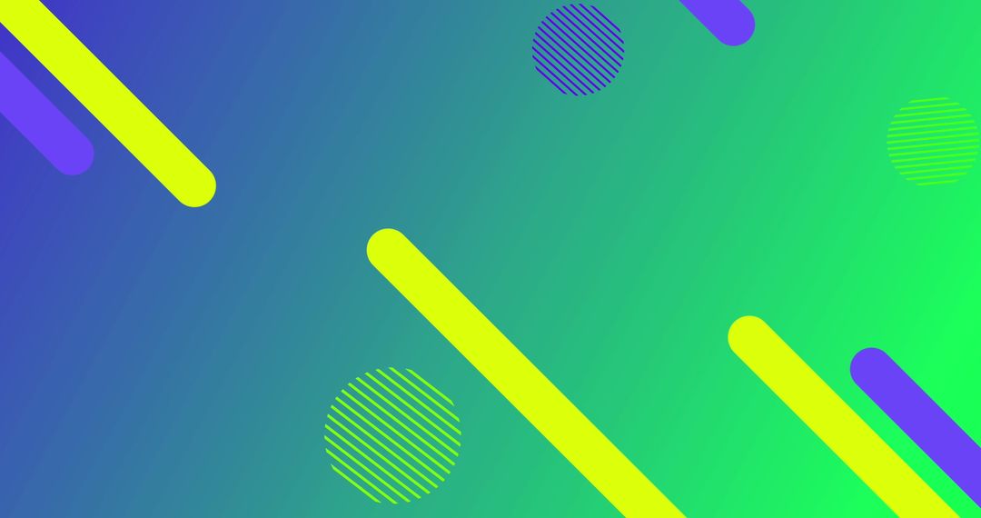 Dynamic Gradient Background with Geometric Shapes