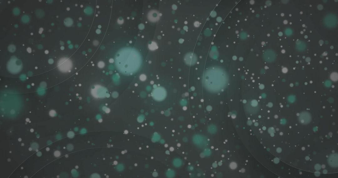 Glowing Light Spots on Dark Background Creating Loop