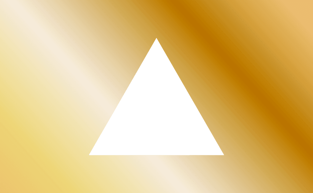 Black Transparent Triangle on Gold Gradient Background
