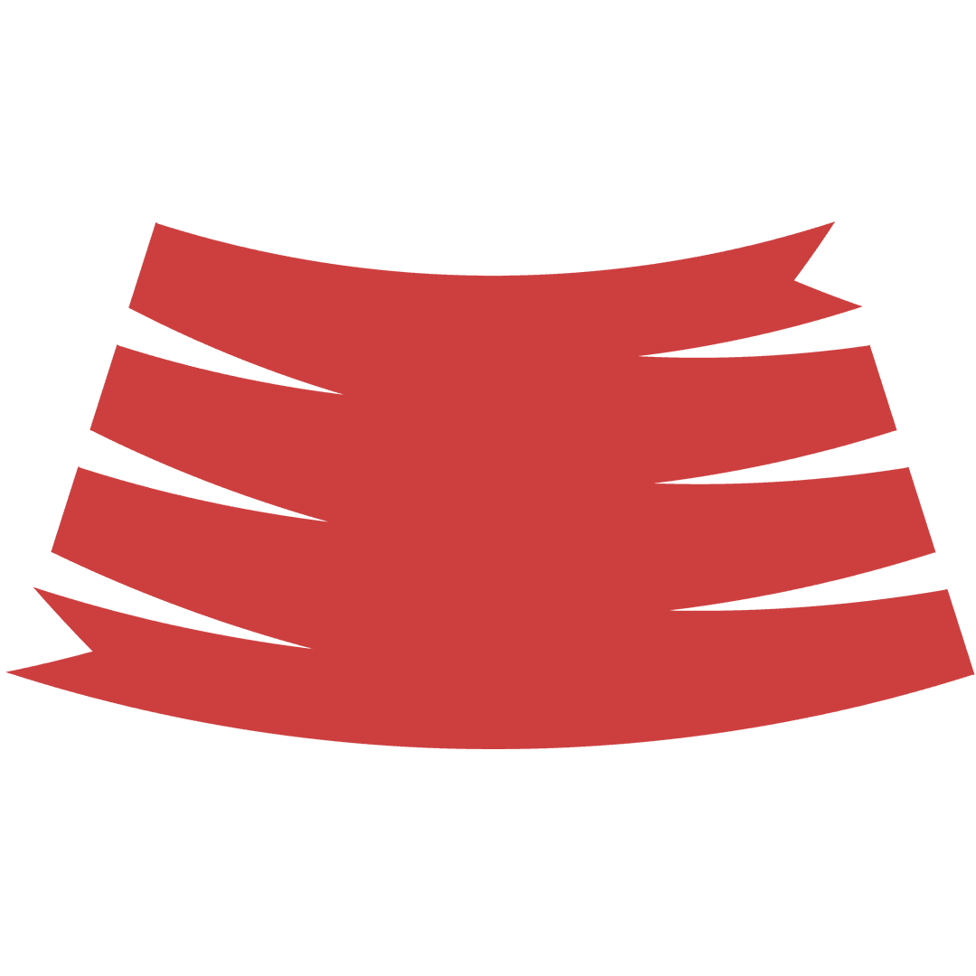 Red Pattern with Copy Space on Transparent Background