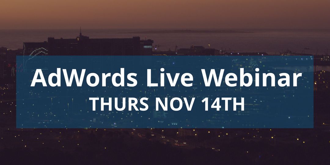 Webinar Announcement Cityscape at Dusk for Online Event