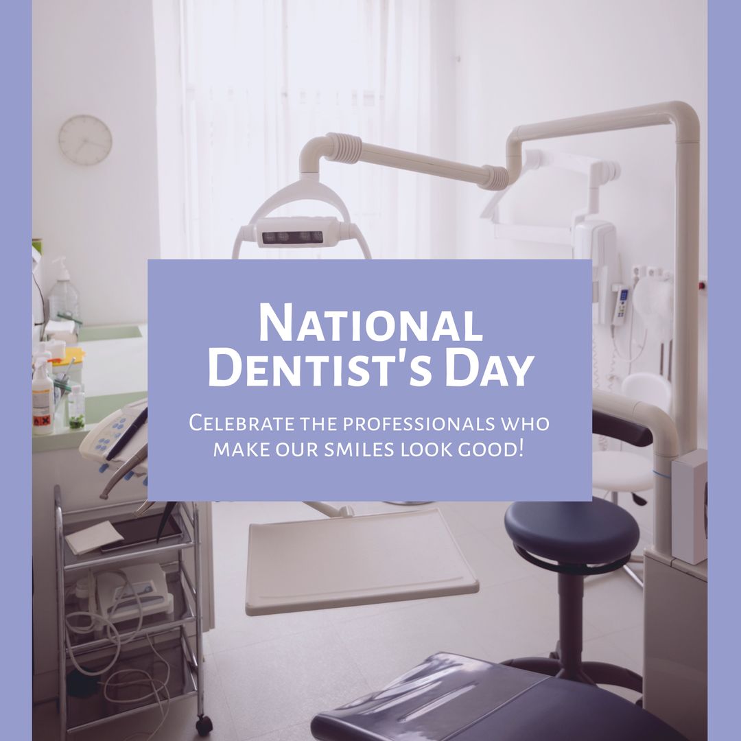 National Dentist's Day Celebration in Modern Dental Surgery - Download Free Stock Templates Pikwizard.com