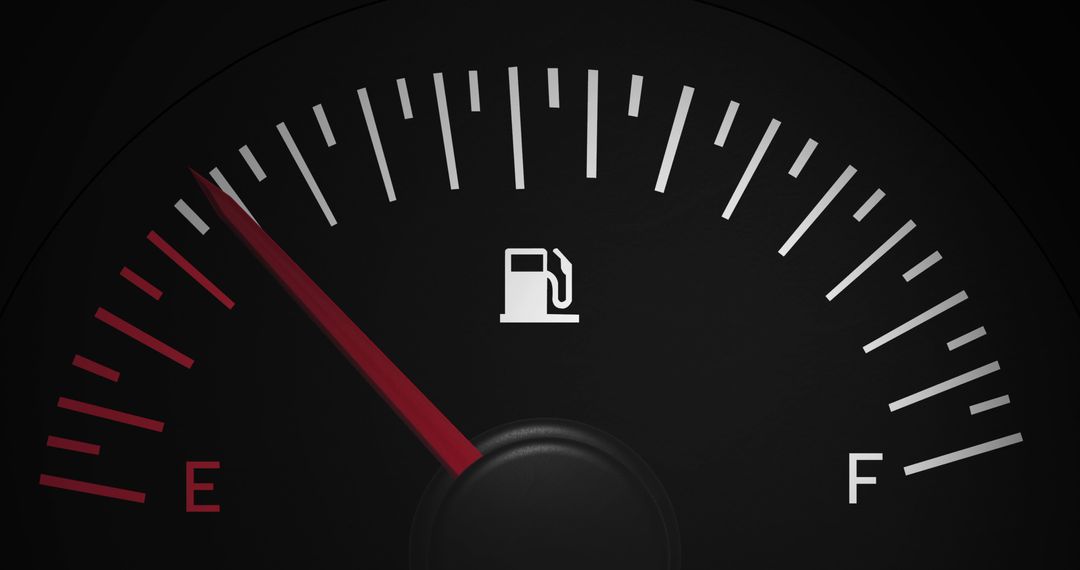 Detailed Close-Up of Fuel Gauge on Empty - Free Images, Stock Photos and Pictures on Pikwizard.com