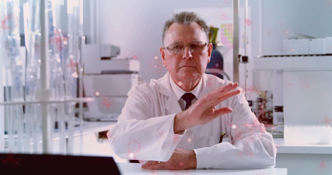 Senior Scientist Conducting Laboratory Experiment Research