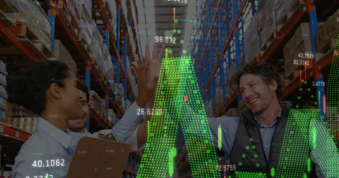 Warehouse Team Collaboration with Digital Financial Data Integration