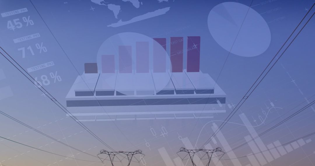 Conceptual Overlay of Financial Data with Energy Infrastructure