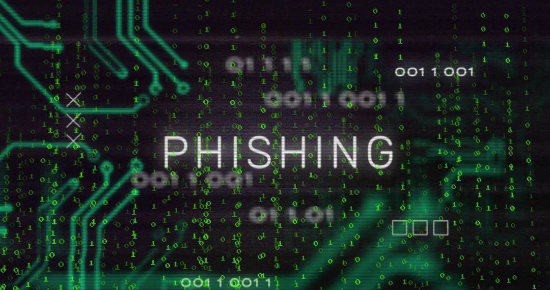 Phishing Security Concept with Digital Circuit Board Design